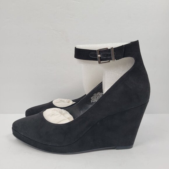 Nine West LucyLou Women's Black Wedge US Size 11M NWB - Picture 4 of 11